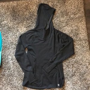 Under Armour cold gear long sleeve hoodie.